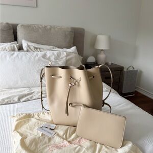 Mansur Gavriel Large Bucket Bag - Sand